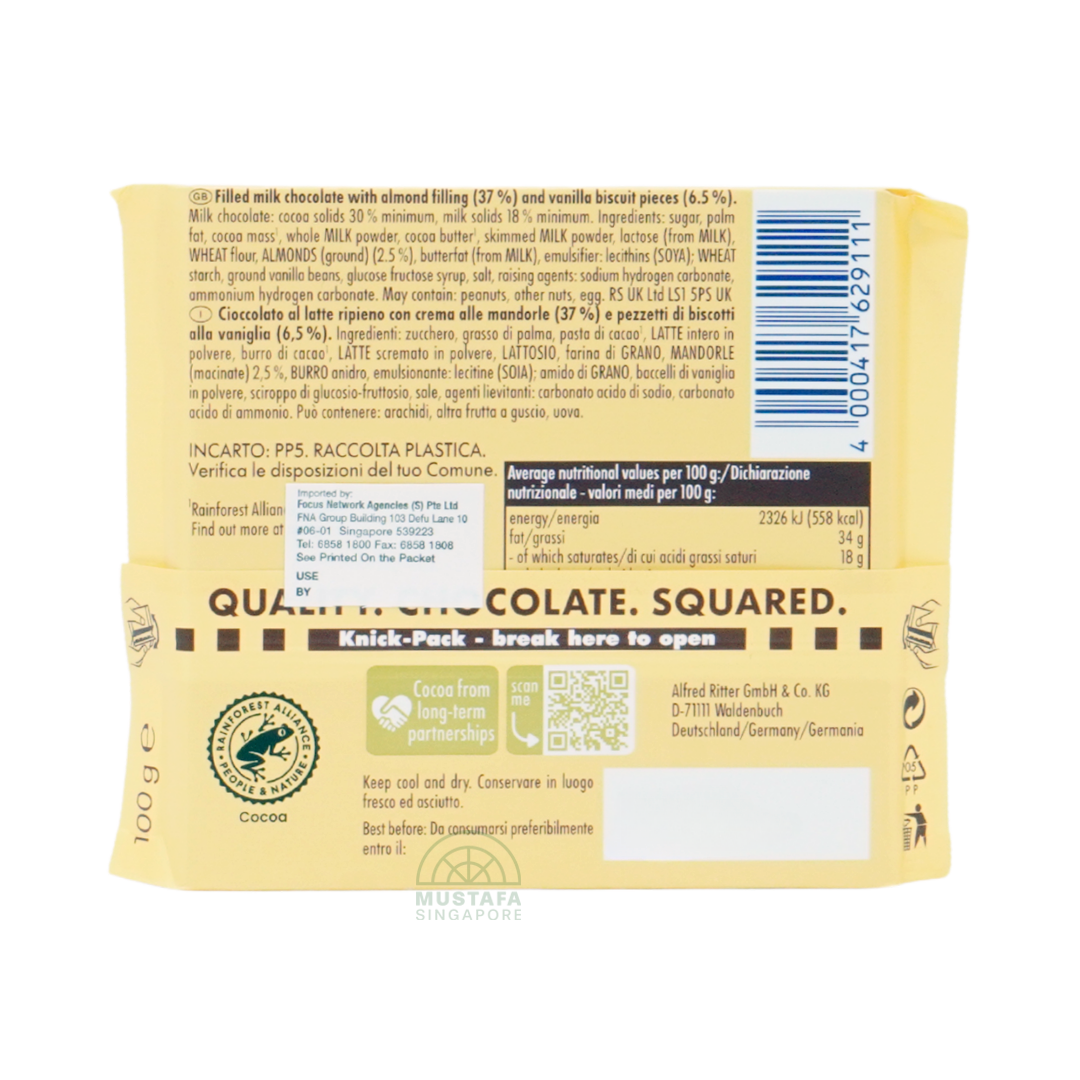 Ritter Sport Vanilla Crescents 100g