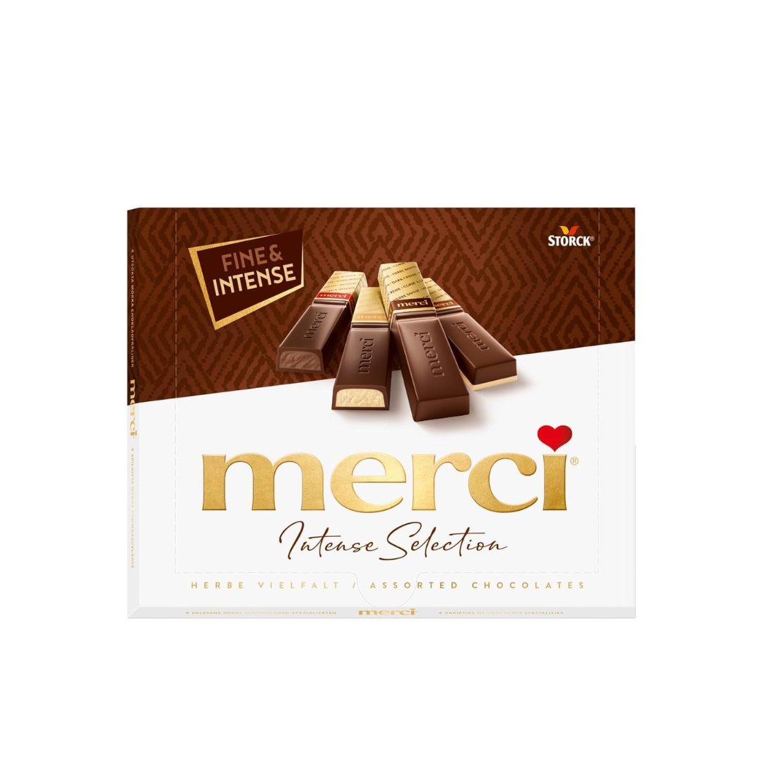 Merci Intense Selection Assorted European Chocolates 250g