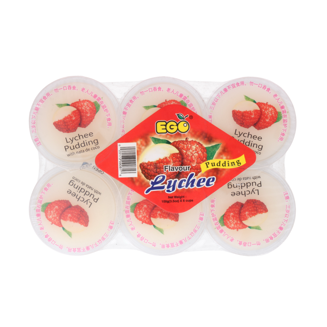 Ego Pudding Lychee 6's 600g