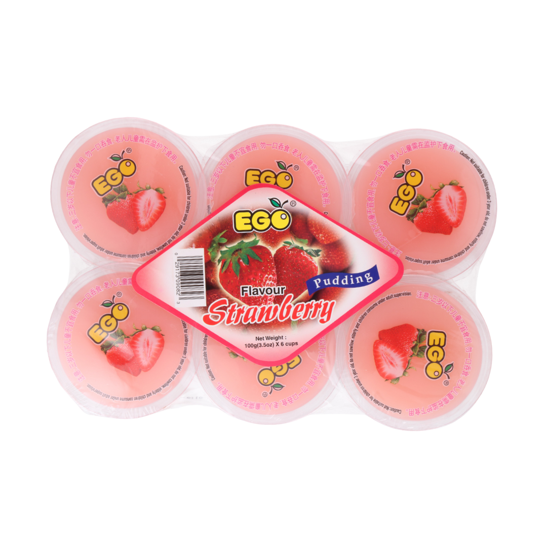 Ego Pudding Strawberry 6's 600g