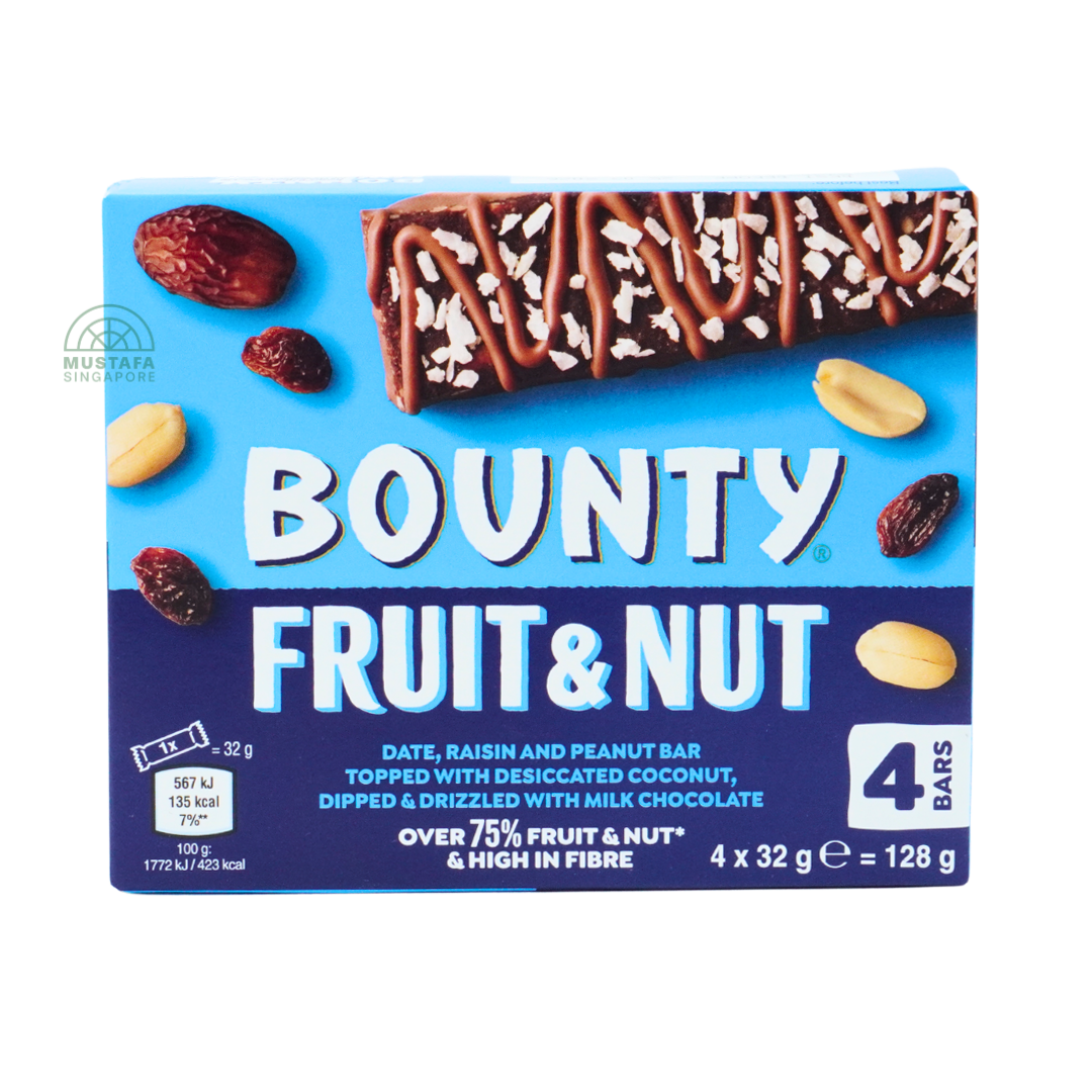 Bounty Fruit & Nut Bar 32g x 4s
