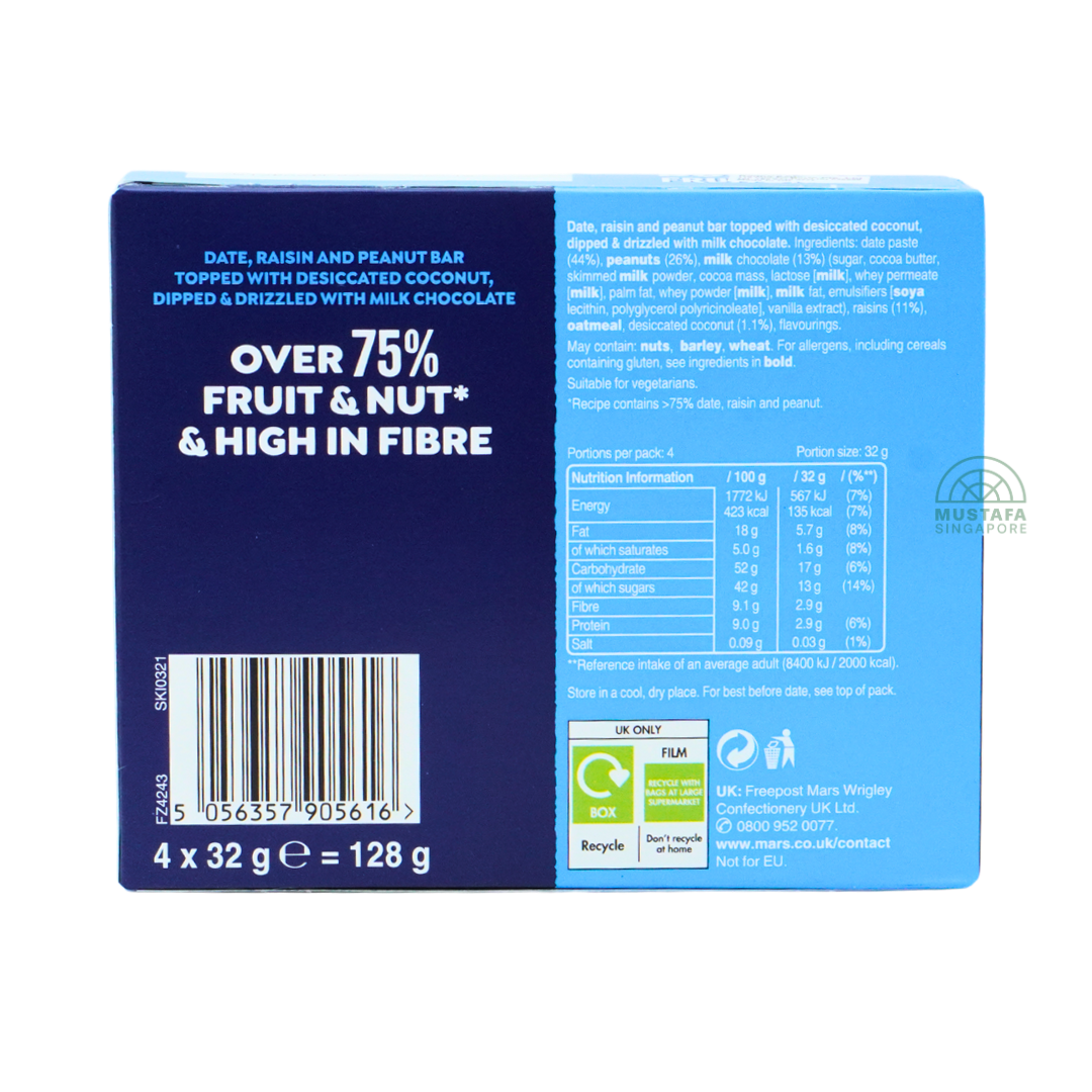 Bounty Fruit & Nut Bar 32g x 4s