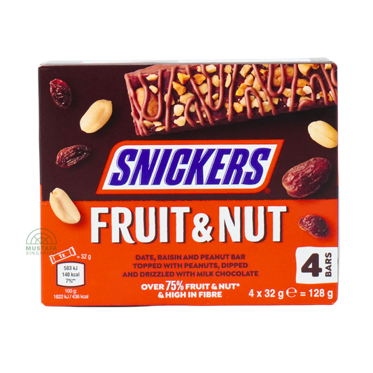 Snickers Fruit & Nut Bar 32g x 4s
