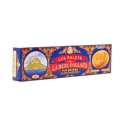 La Mère Poulard Les Palets Pur Beurre Pure Butter Shortbread Cookies 125g