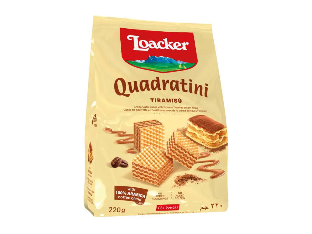 Loacker Quadratini Tiramisu 220g