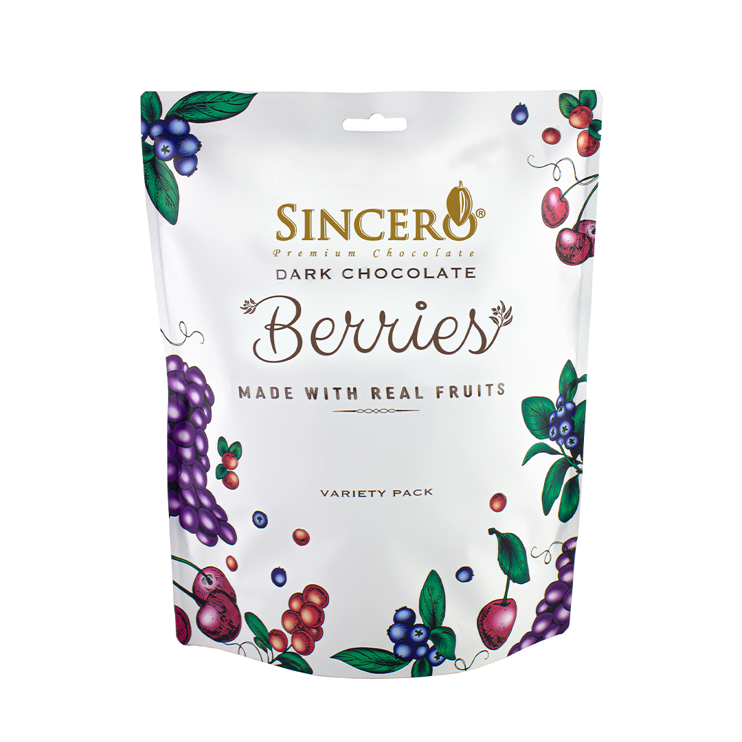 Sincero Premium Chocolate Berries Variety Pack 8's x 50g