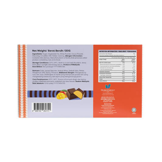 Calbuco Mango Dark Chocolate Pralines 120g