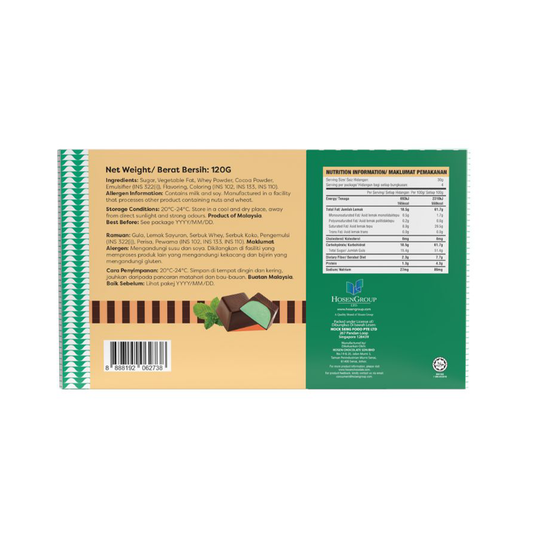 Calbuco Mint Dark Chocolate Pralines 120g