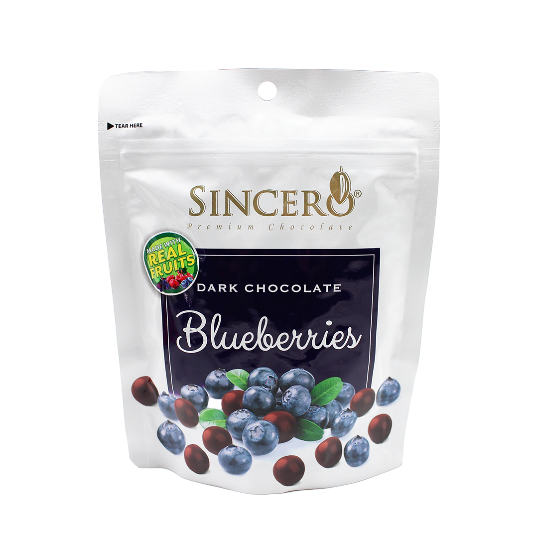 Sincero Premium Chocolate Dark Chocolate Blueberries 200g