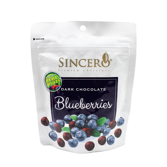 Sincero Premium Chocolate Dark Chocolate Blueberries 200g