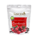 Sincero Premium Chocolate Dark Chocolate Cranberries 200g