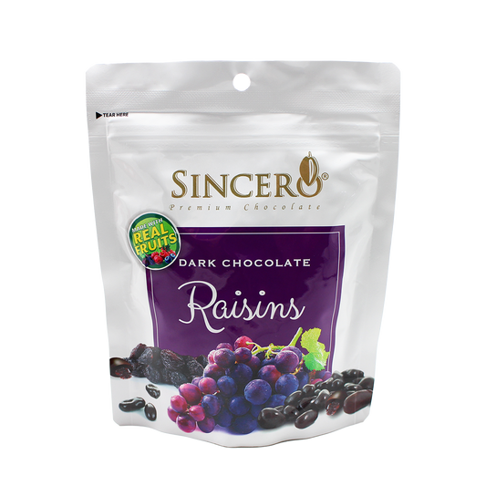Sincero Premium Chocolate Dark Chocolate Raisins 200g