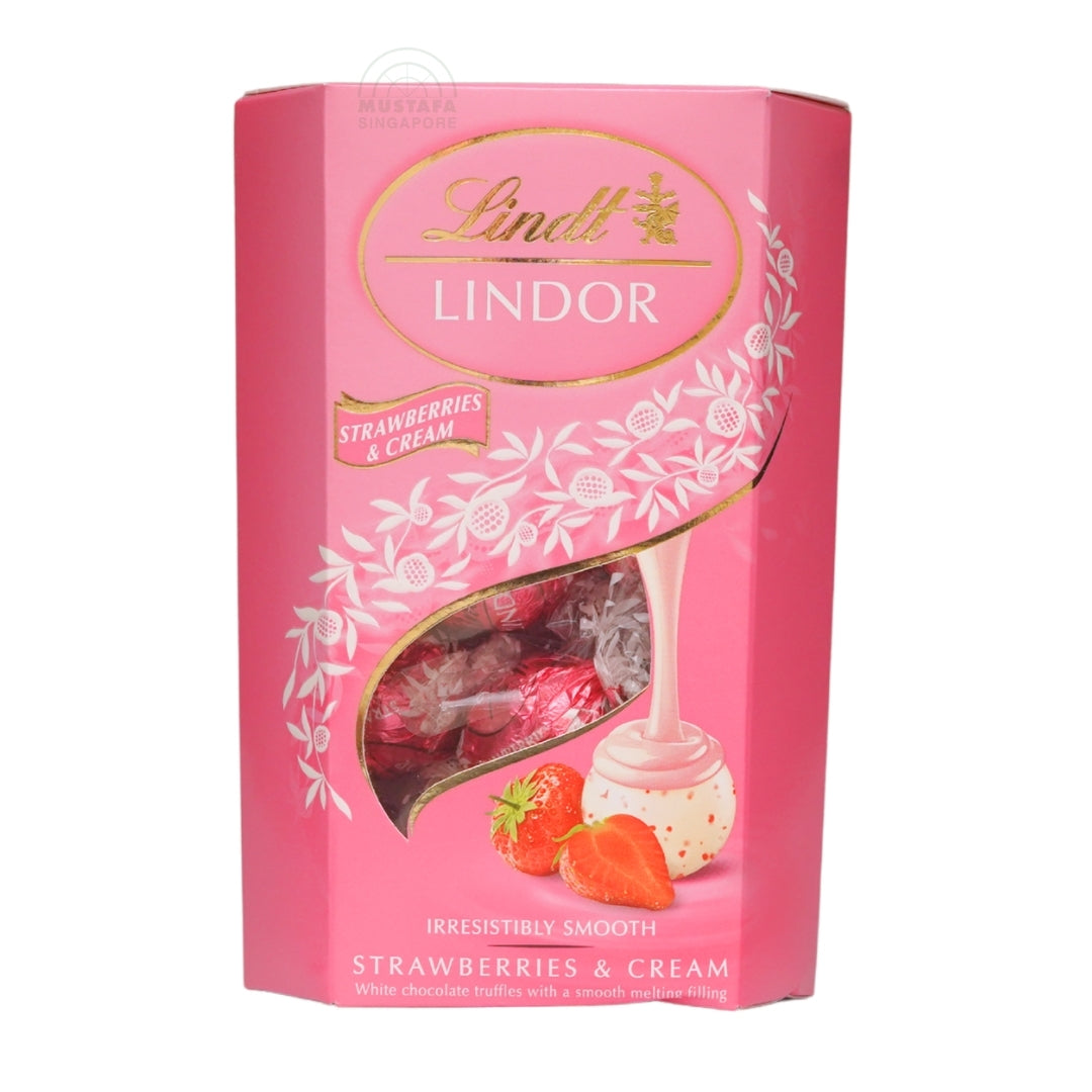 Lindor Chocolate Truffles (Strawberries & Cream) 200g