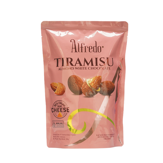 Alfredo Tiramsu Almond White Chocolate 300g