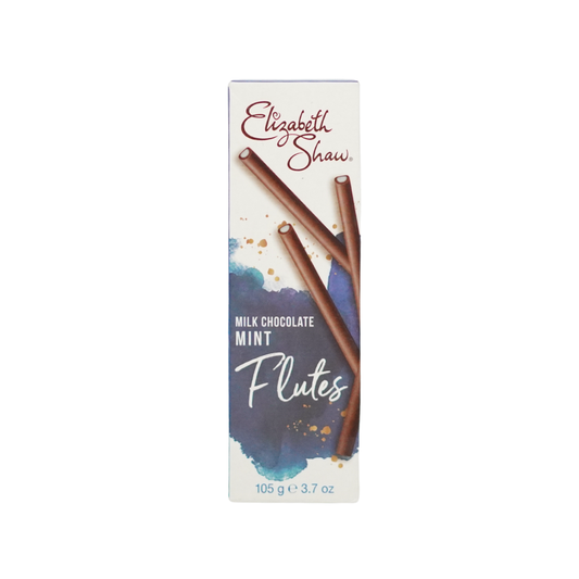 Elizabeth Shaw Milk Chocolate Mint Flutes 105g