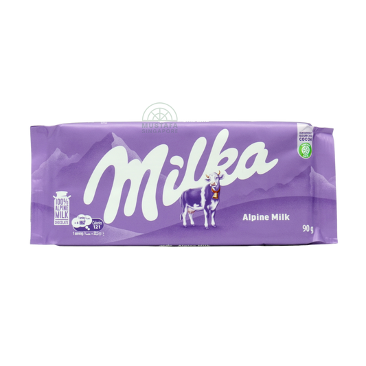 Milka Alpine Milk Chocolate Bar 90g