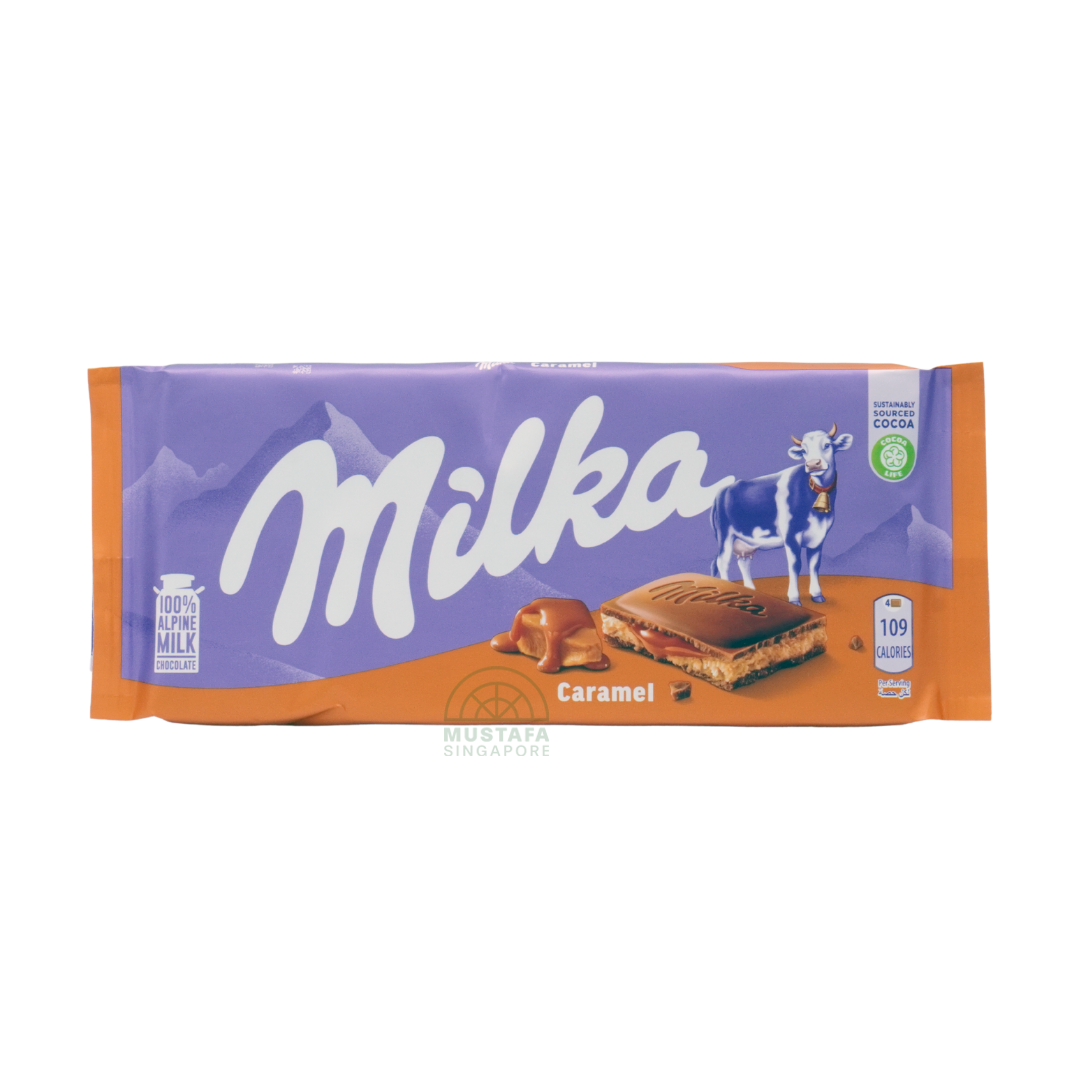 Milka Caramel Chocolate Bar 100g