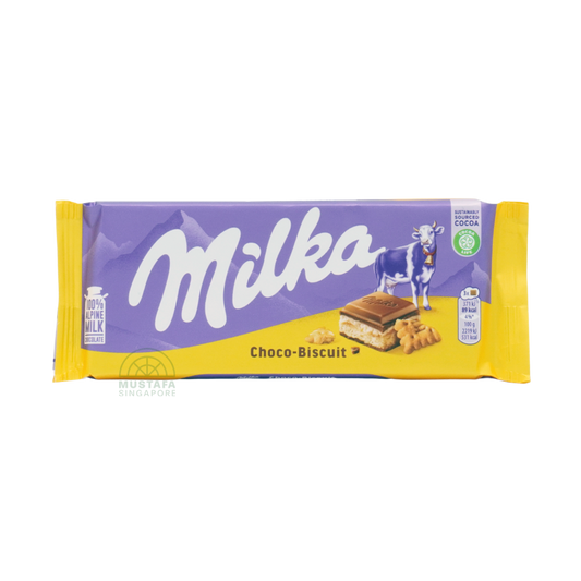 Milka Choco-Biscuit Chocolate Bar 100g