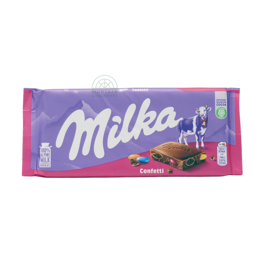 Milka Confetti Chocolate Bar 100g