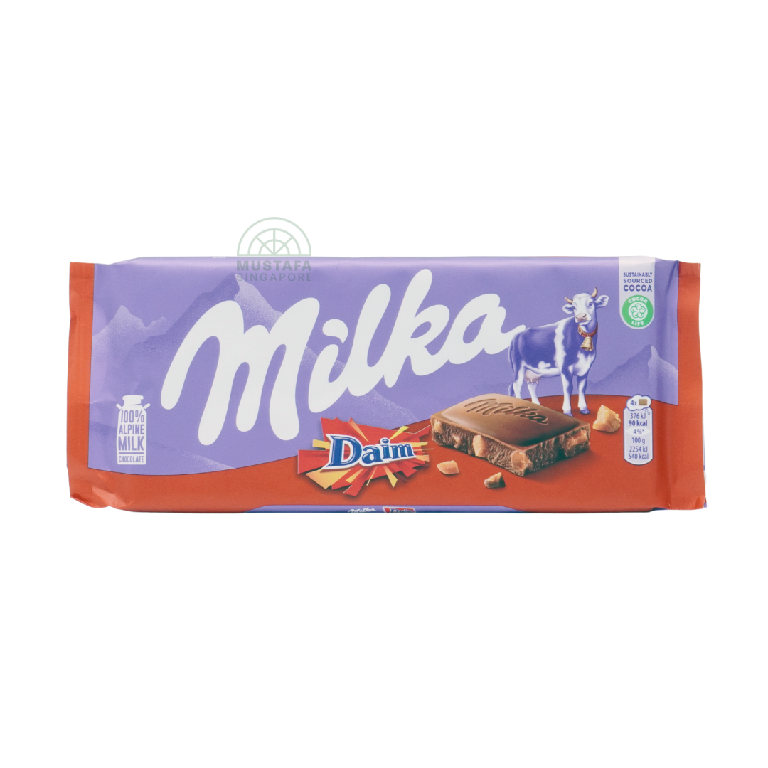 Milka Daim Chocolate Bar 100g