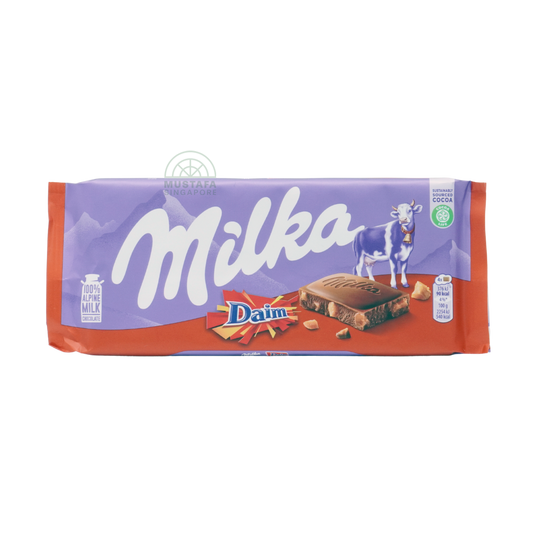 Milka Daim Chocolate Bar 100g