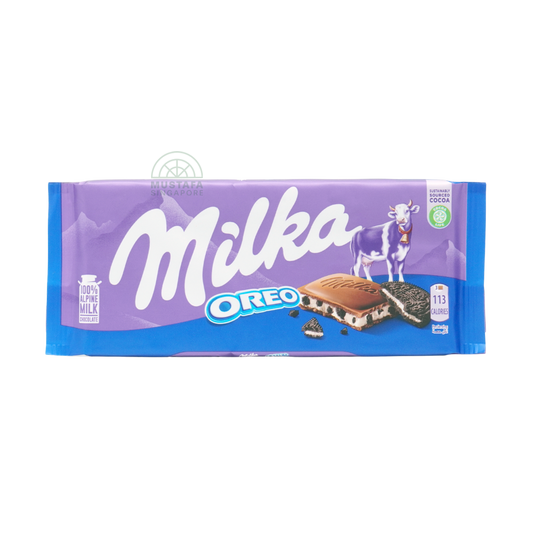 Milka Oreo Chocolate Bar 100g