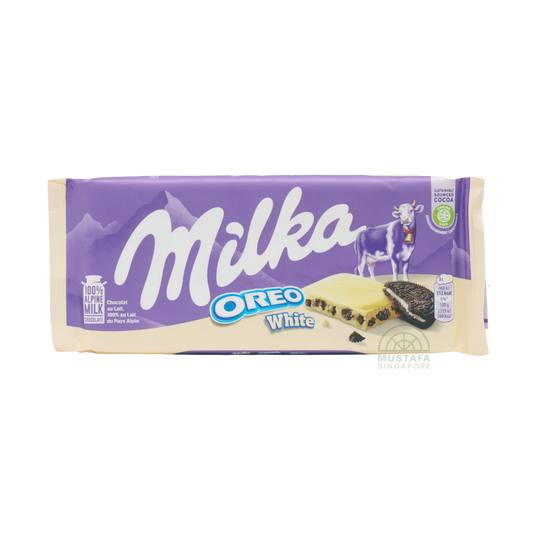 Milka Oreo White Chocolate Bar 100g