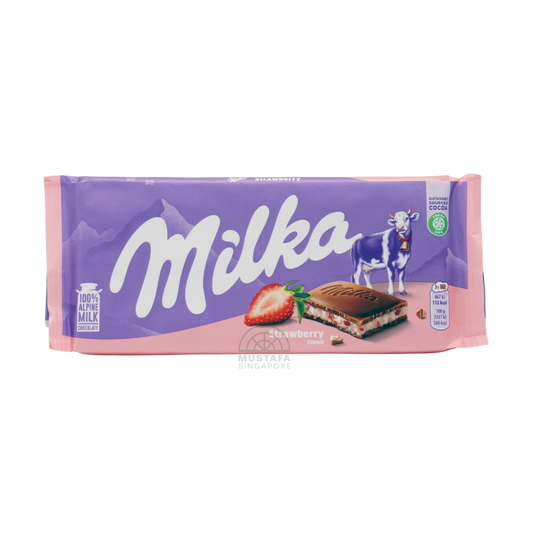 Milka Strawberry Çilekli Chocolate Bar 100g