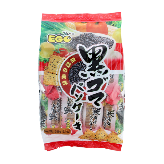 Ego Thin Cracker Black Sesame 256g