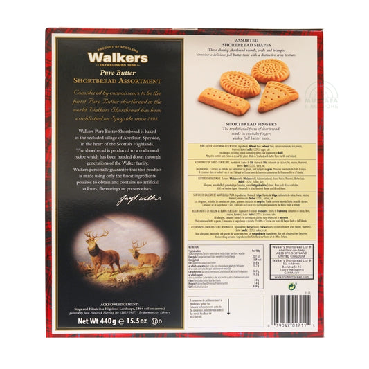 Walker's Pure Butter Shortbread Assortment 440g