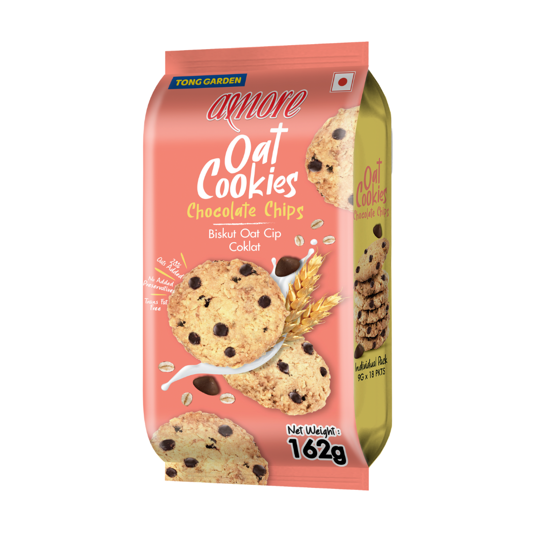Tong Garden Oat Cookies Chocolate Chips 162g