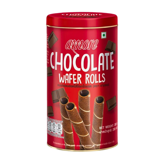 Tong Garden Amore Chocolate Wafer Roll Can 280g