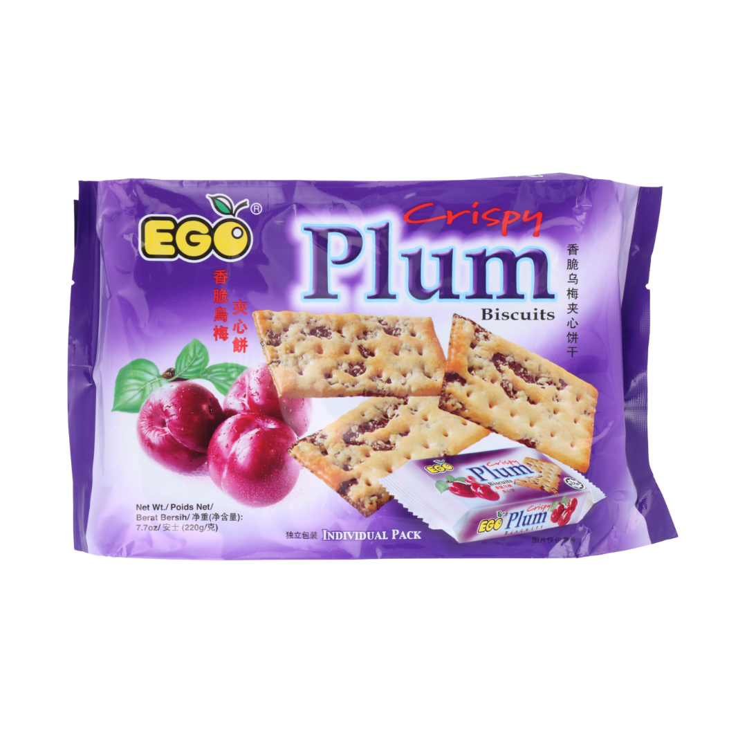 Ego Crispy Plum Biscuits 220g