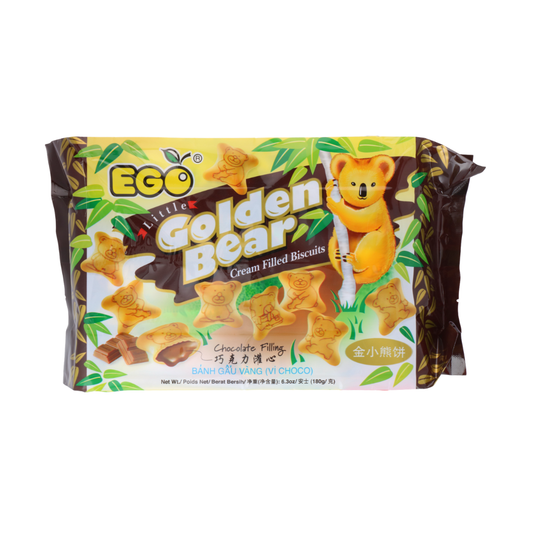 Ego Golden Bear Biscuits Chocolate 180g