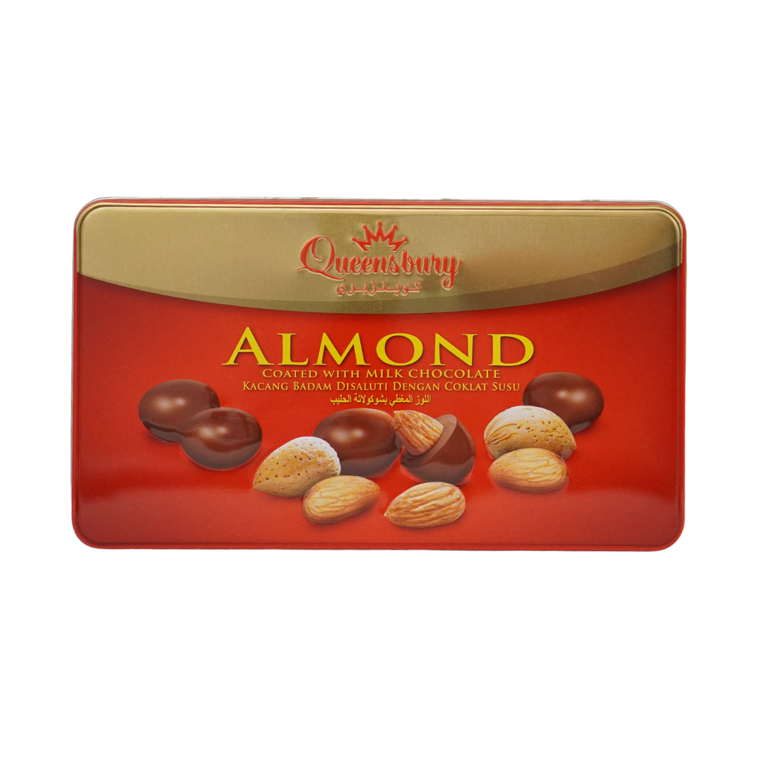 Queensberry Almond Milk Chocolate Tin 160g