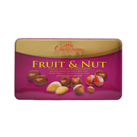 Queensberry Fruit Nut Milk Chocolate Tin 160g