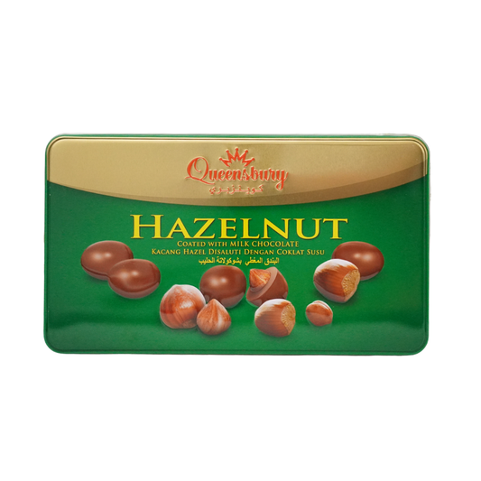 Queensberry Hazelnut Milk Chocolate Tin 160g