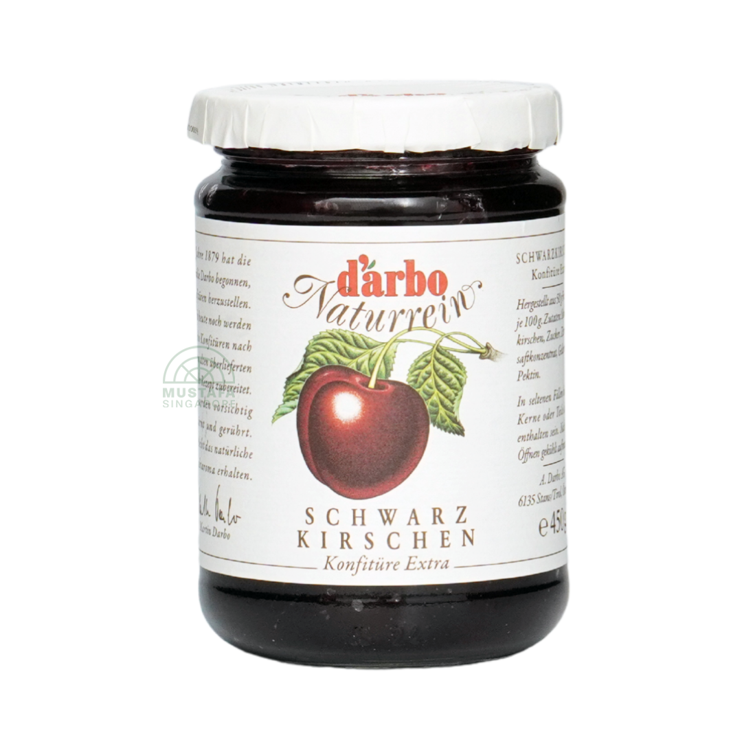 D'arbo All Natural Black Cherry Jam 450g