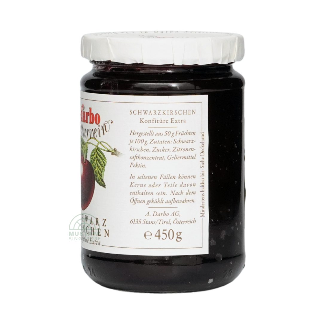 D'arbo All Natural Black Cherry Jam 450g