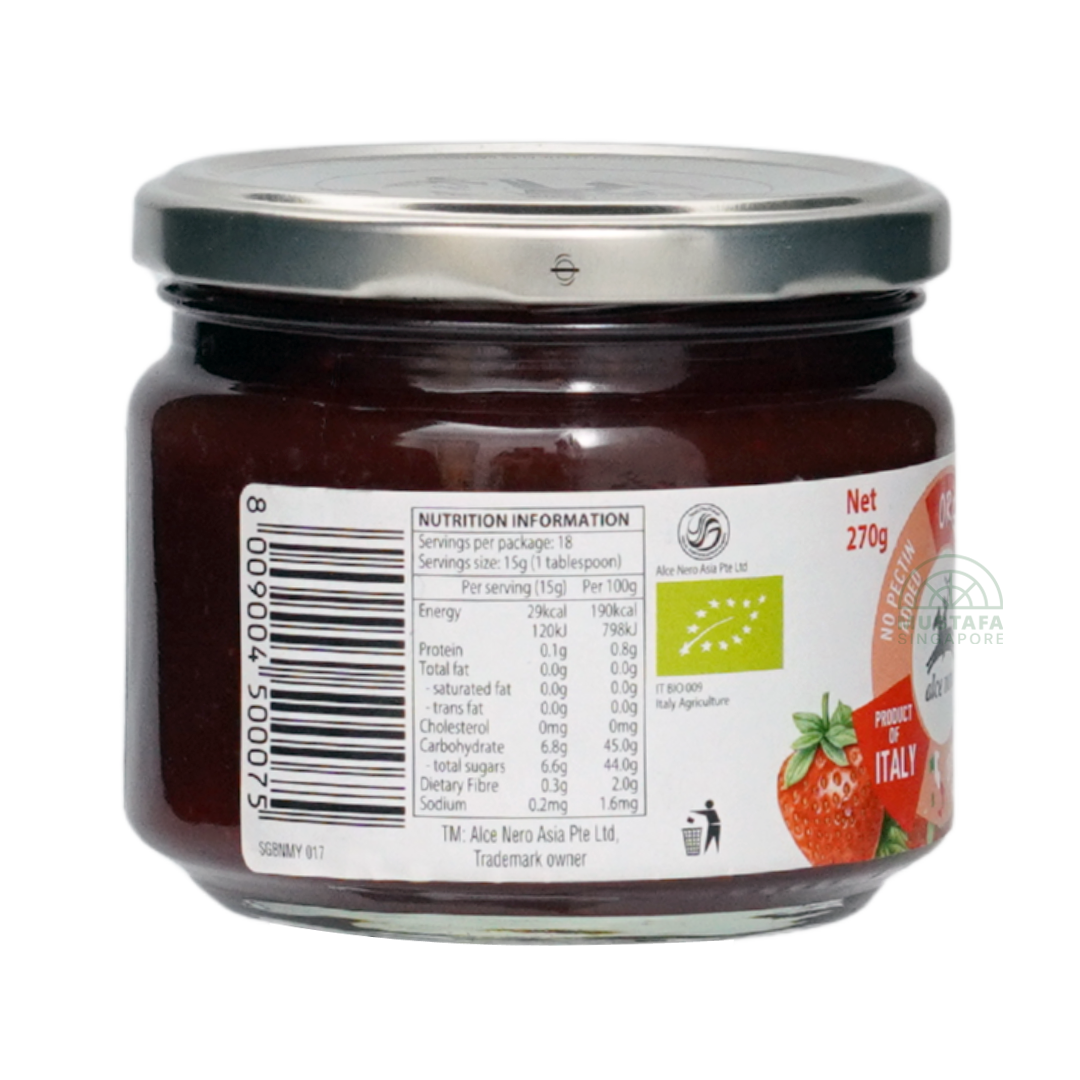 Alce Nero Organic Strawberry Jam 270g