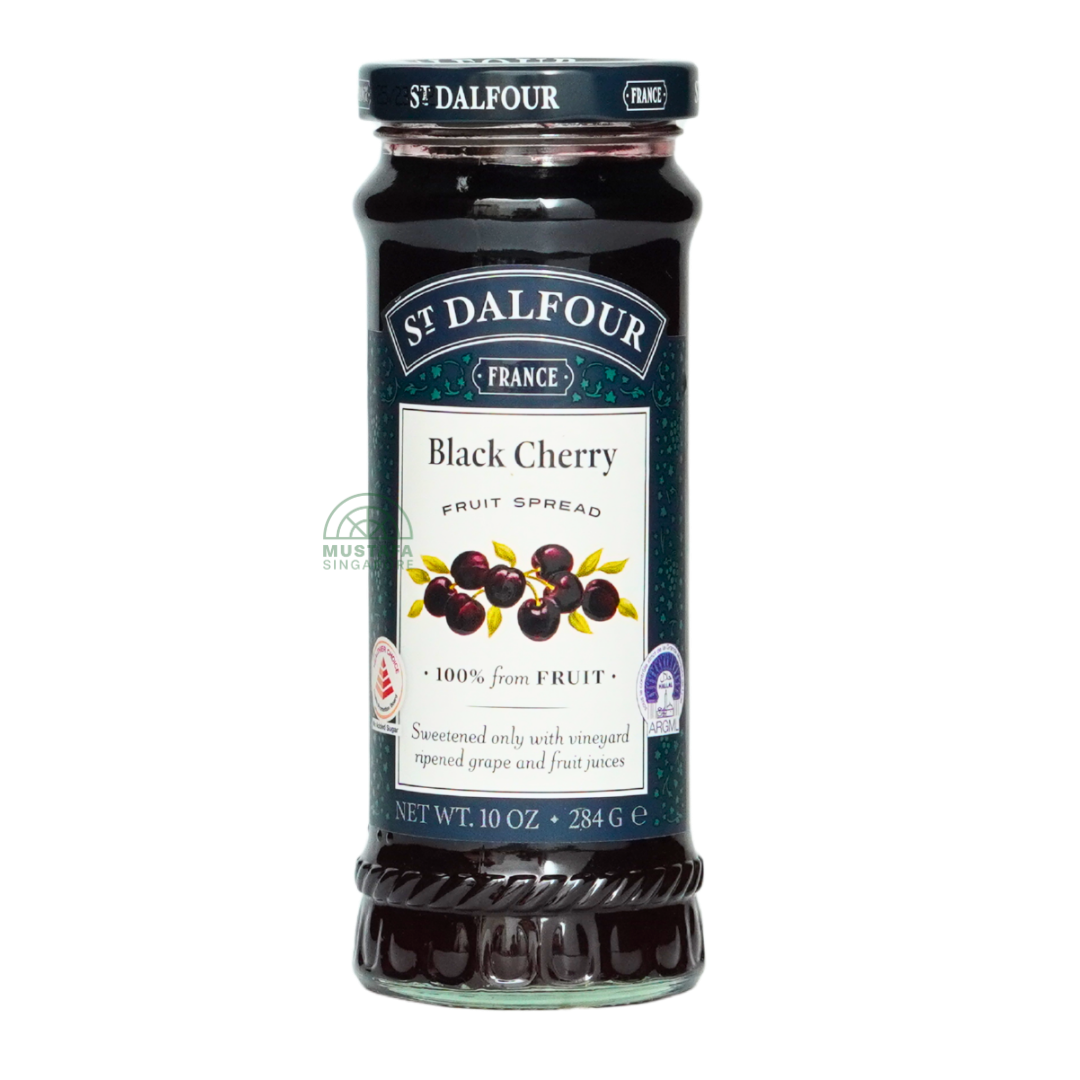 St Dalfour Black Cherry Fruit Spread 284g