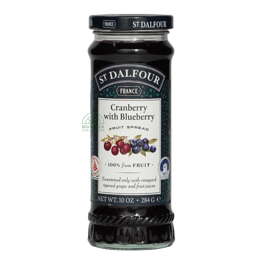 St Dalfour Cranberry with Blueberry Fruit Spread 284g