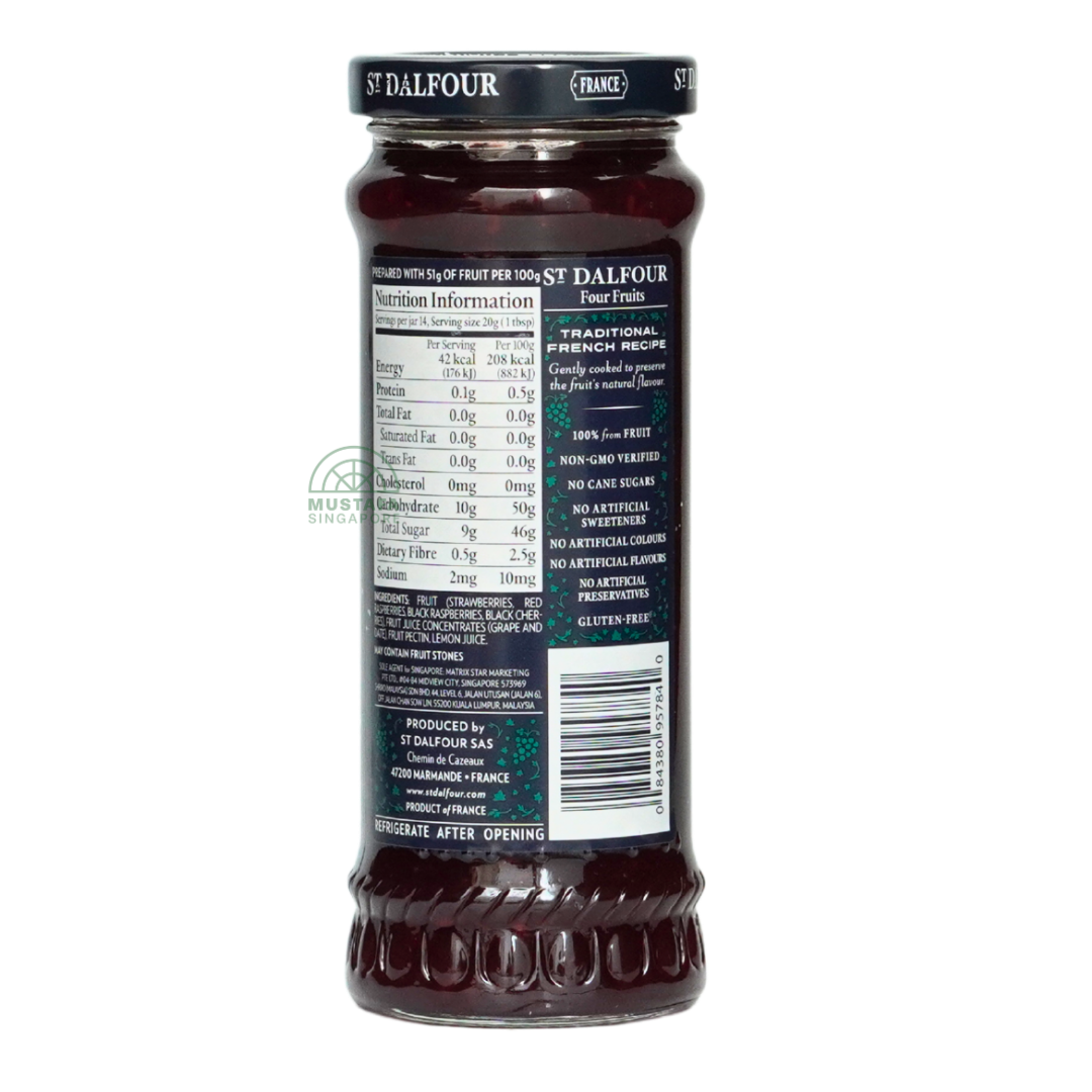 St Dalfour Four Fruits Fruit Spread 284g