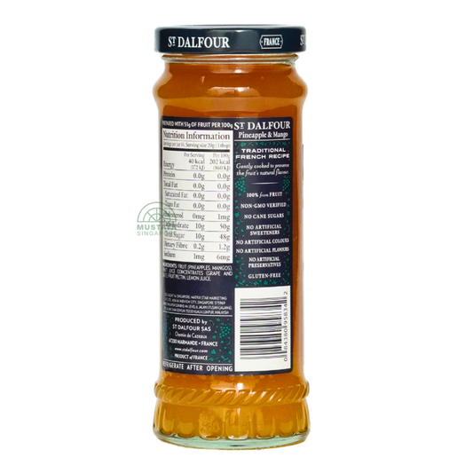 St Dalfour Pineapple & Mango Fruit Spread 284g