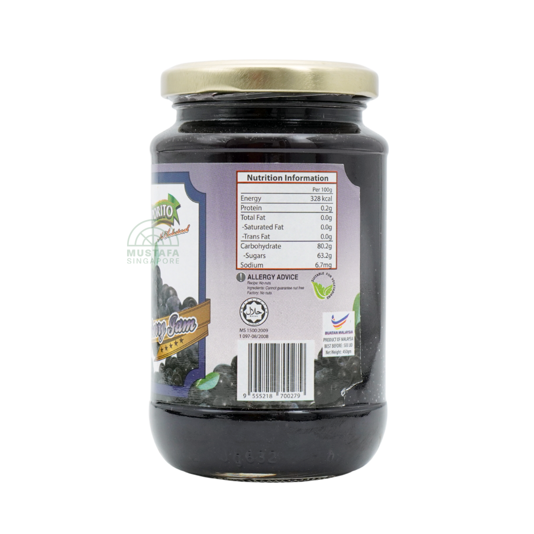 Saporito Blueberry Jam 450g