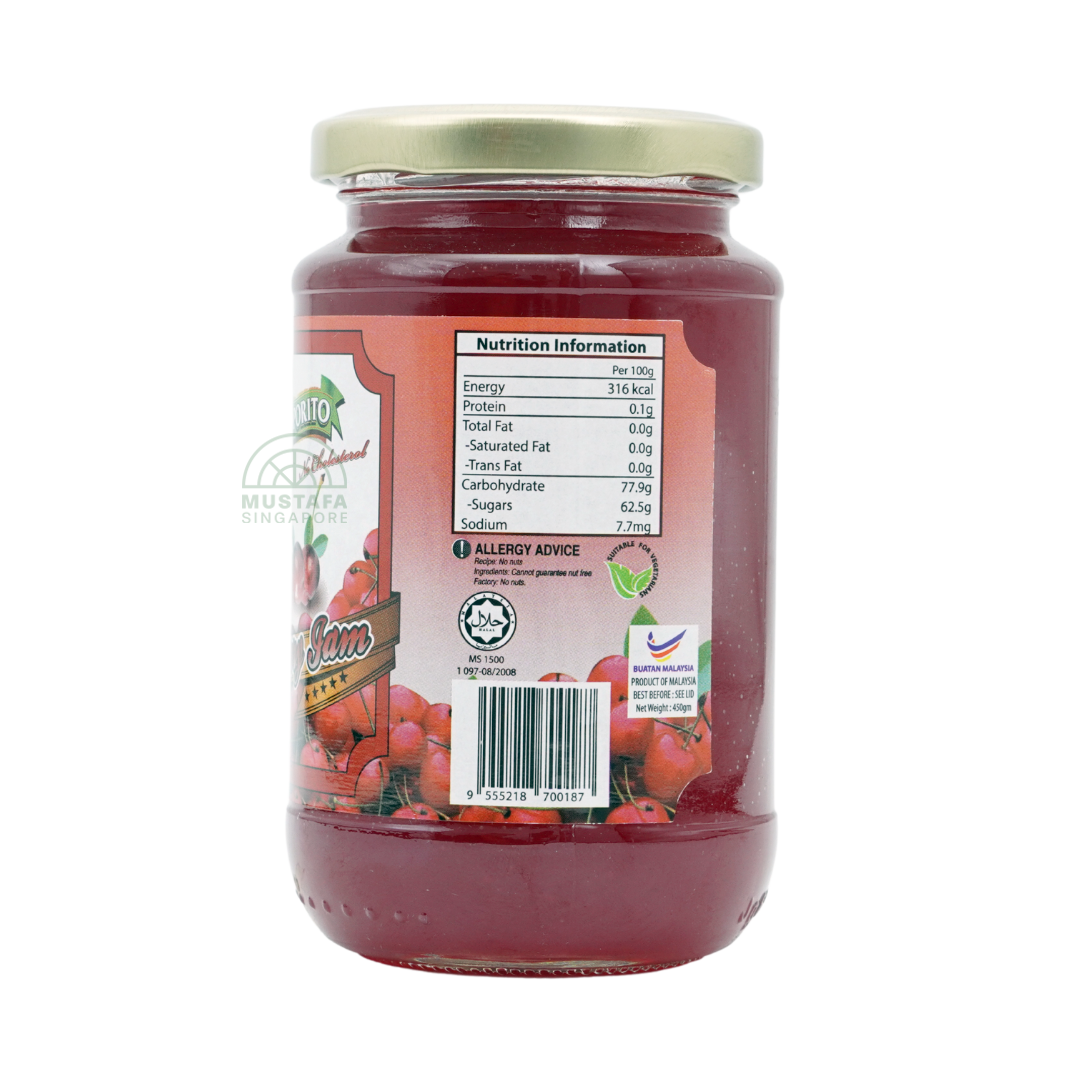Saporito Cherry Jam 450g