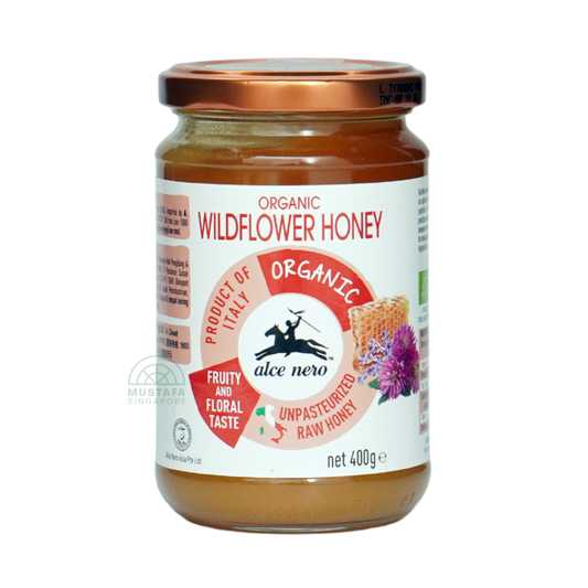 Alce Nero Organic Wildflower Honey 400g