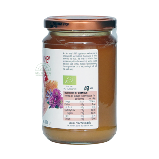 Alce Nero Organic Wildflower Honey 400g