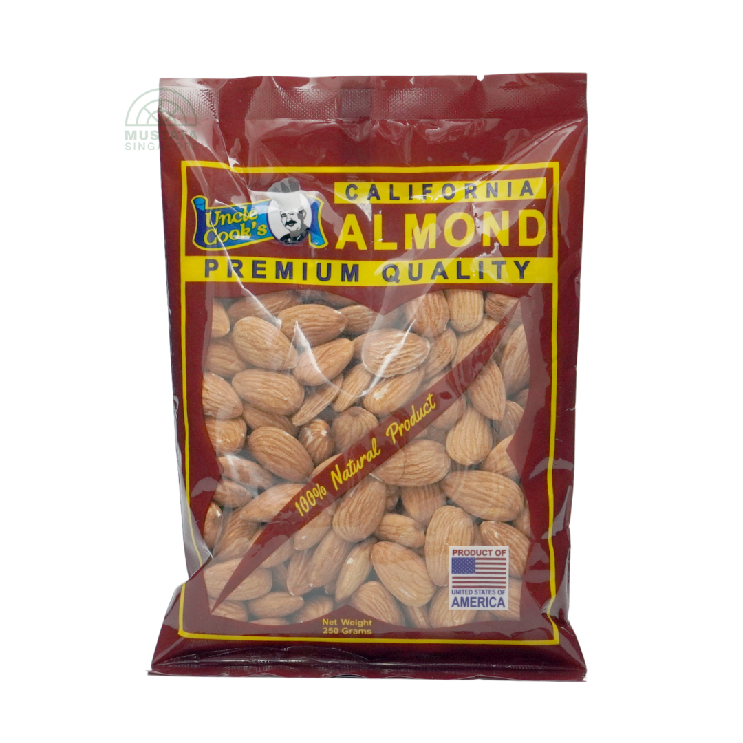 Uncle Cook's Raw Almond 250g