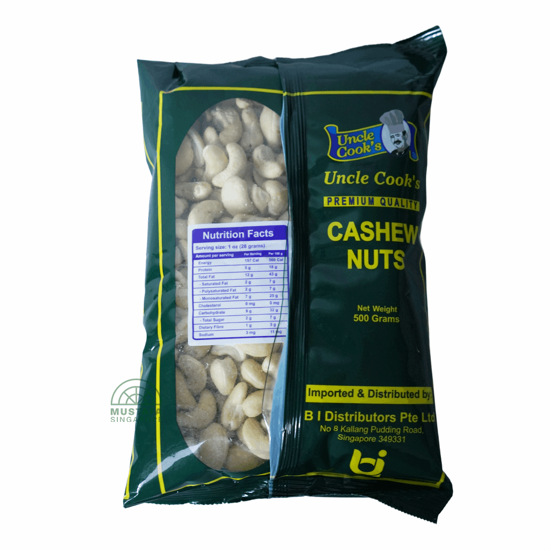 Uncle Cook's Cashew Nuts W320 500g
